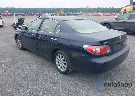 2003 Lexus Es 300 z USA, uszkodzony, nr VIN JTHBF30G330107374